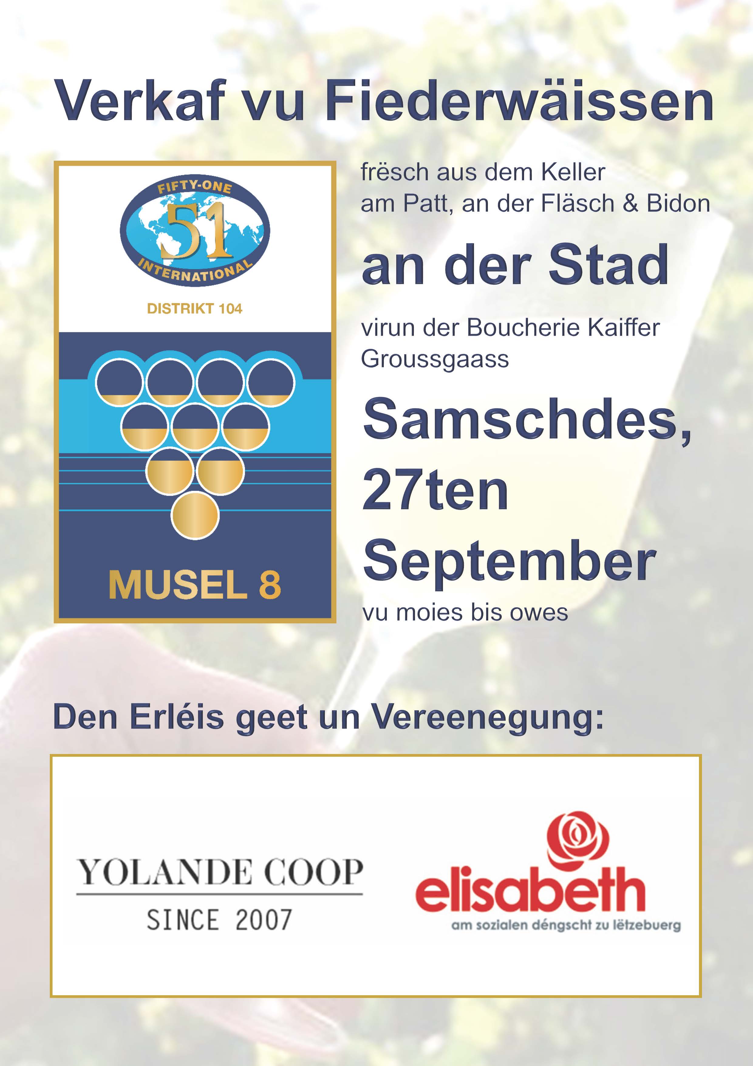 51MUSEL 2025 Fiederwäissen Flyer